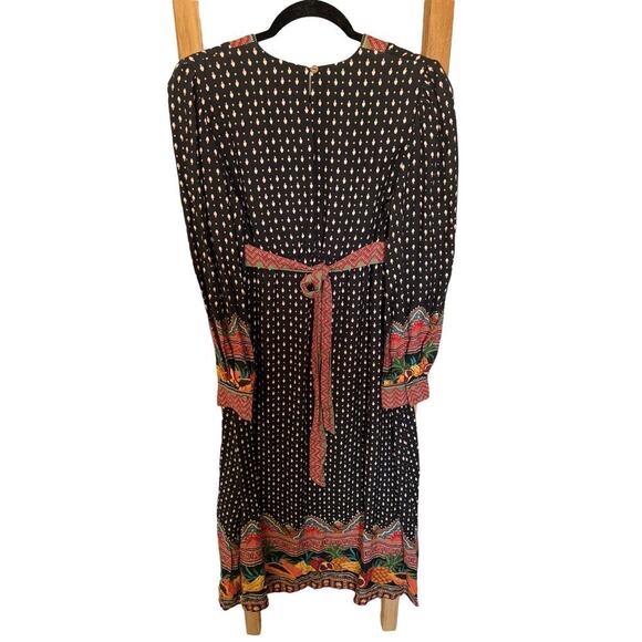 NWT Farm Rio Anthropologie Isobel Dress Tropical Long Sleeve Maxi Size XS - Picture 5 of 14